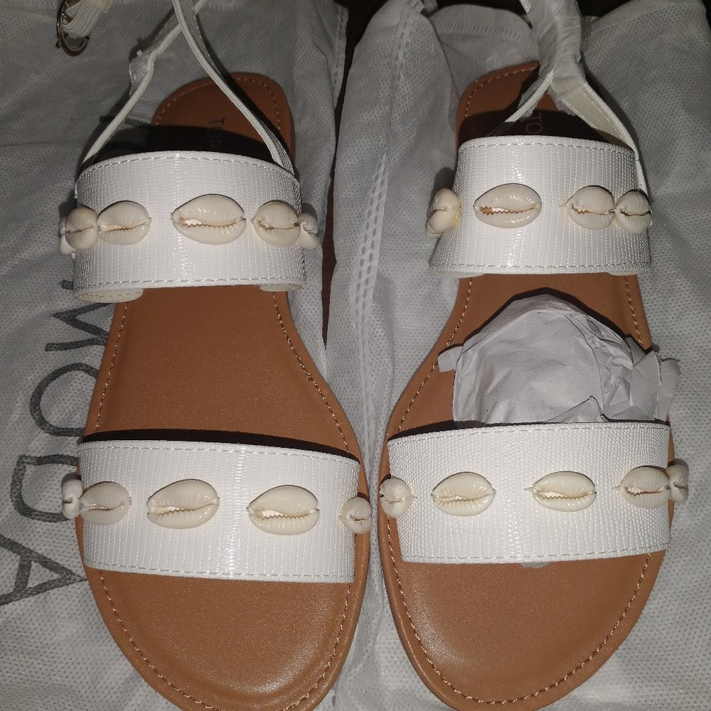 Top Moda Sandals with seashells